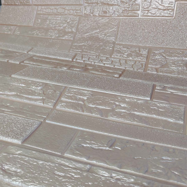 Самоклеюча декоративна 3D панель Єгипет рожеве золото 700x2800x5 мм